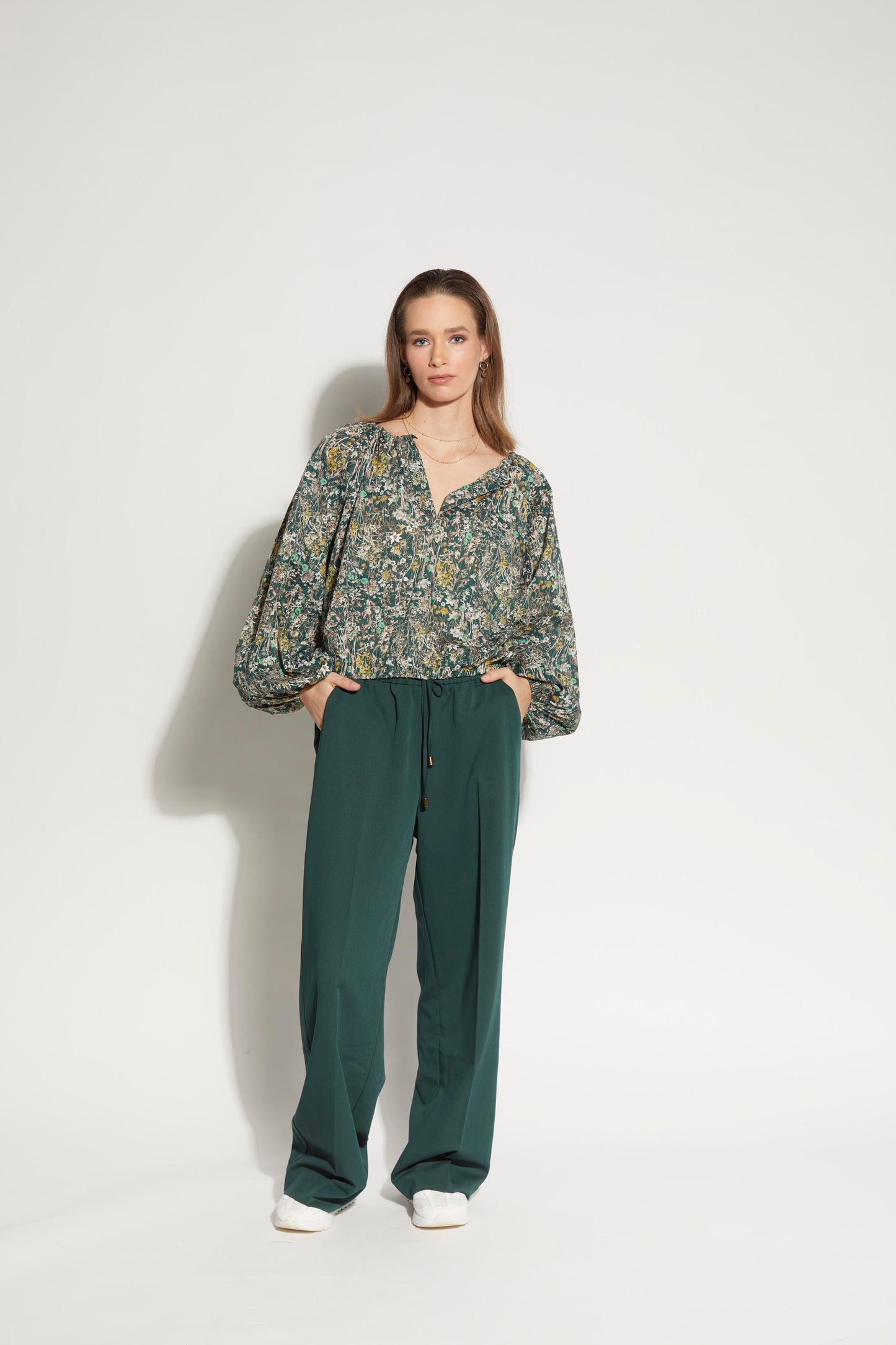 4046L - River Pant - Evergreen