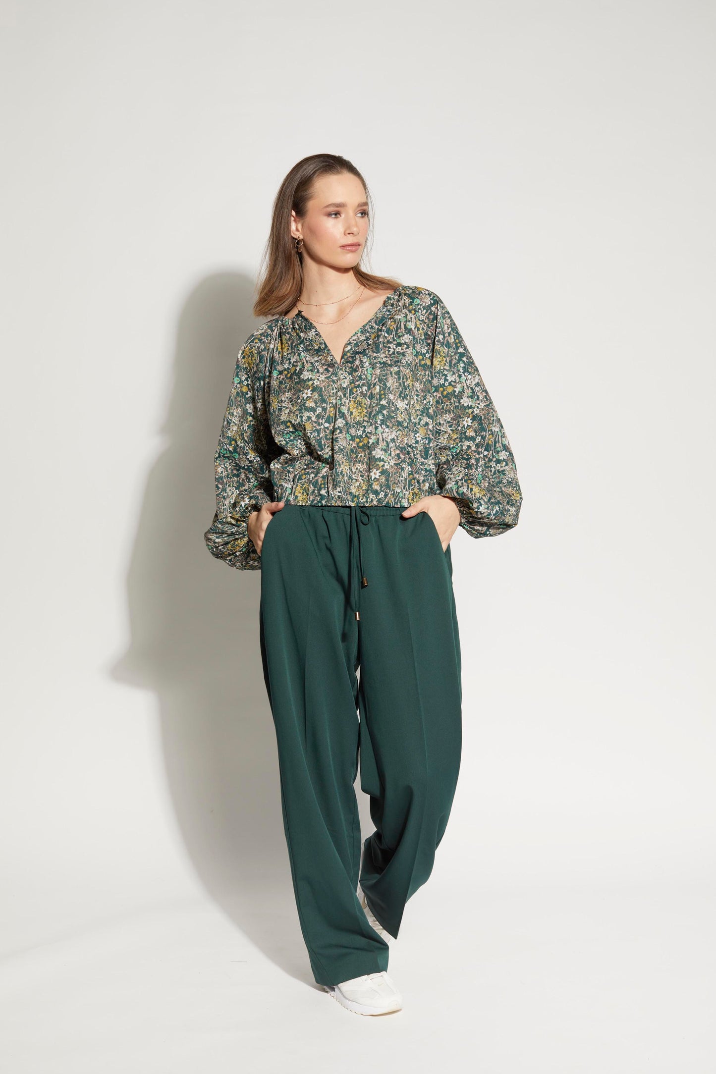 4046L - River Pant - Evergreen