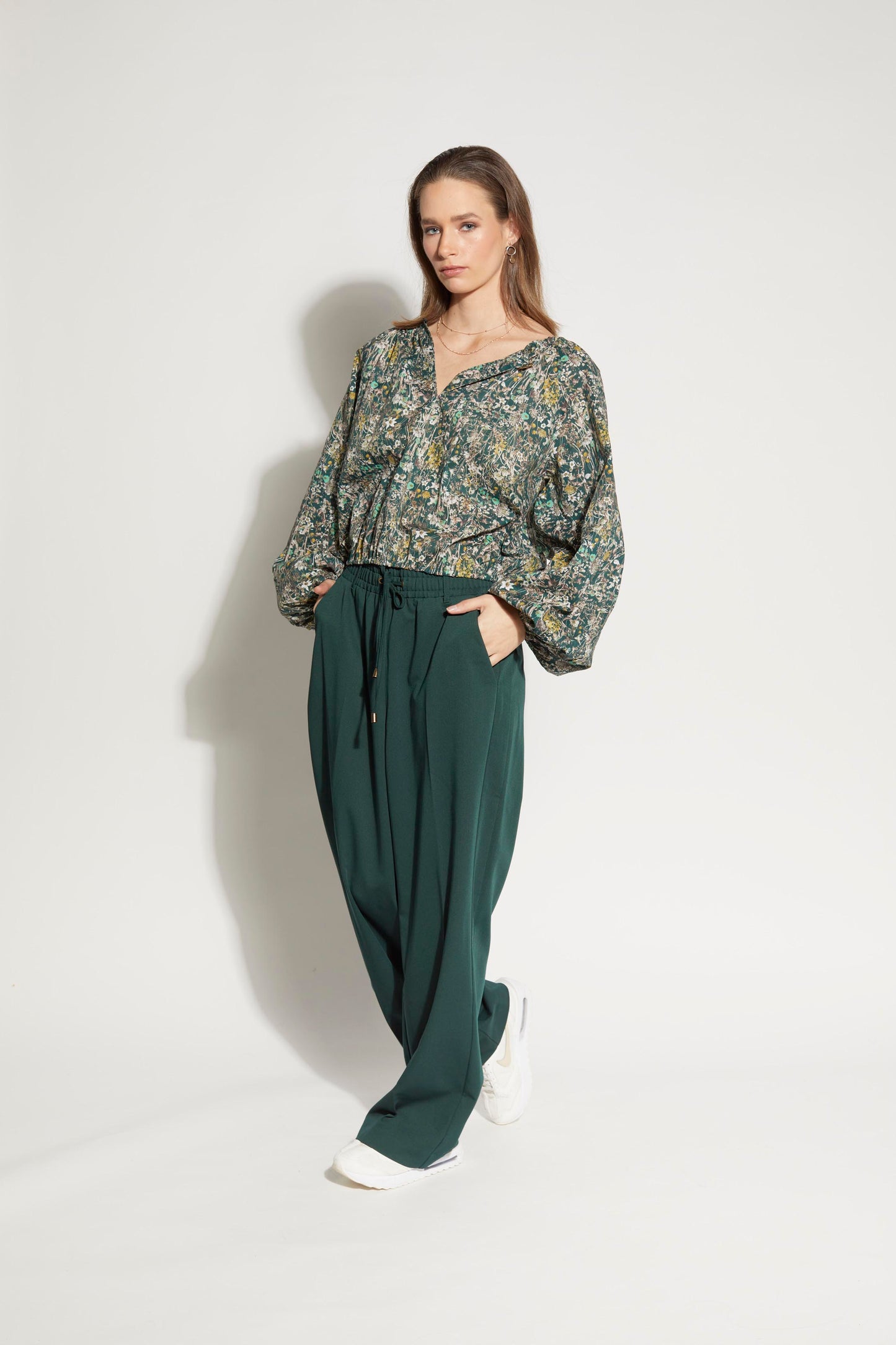 4046L - River Pant - Evergreen