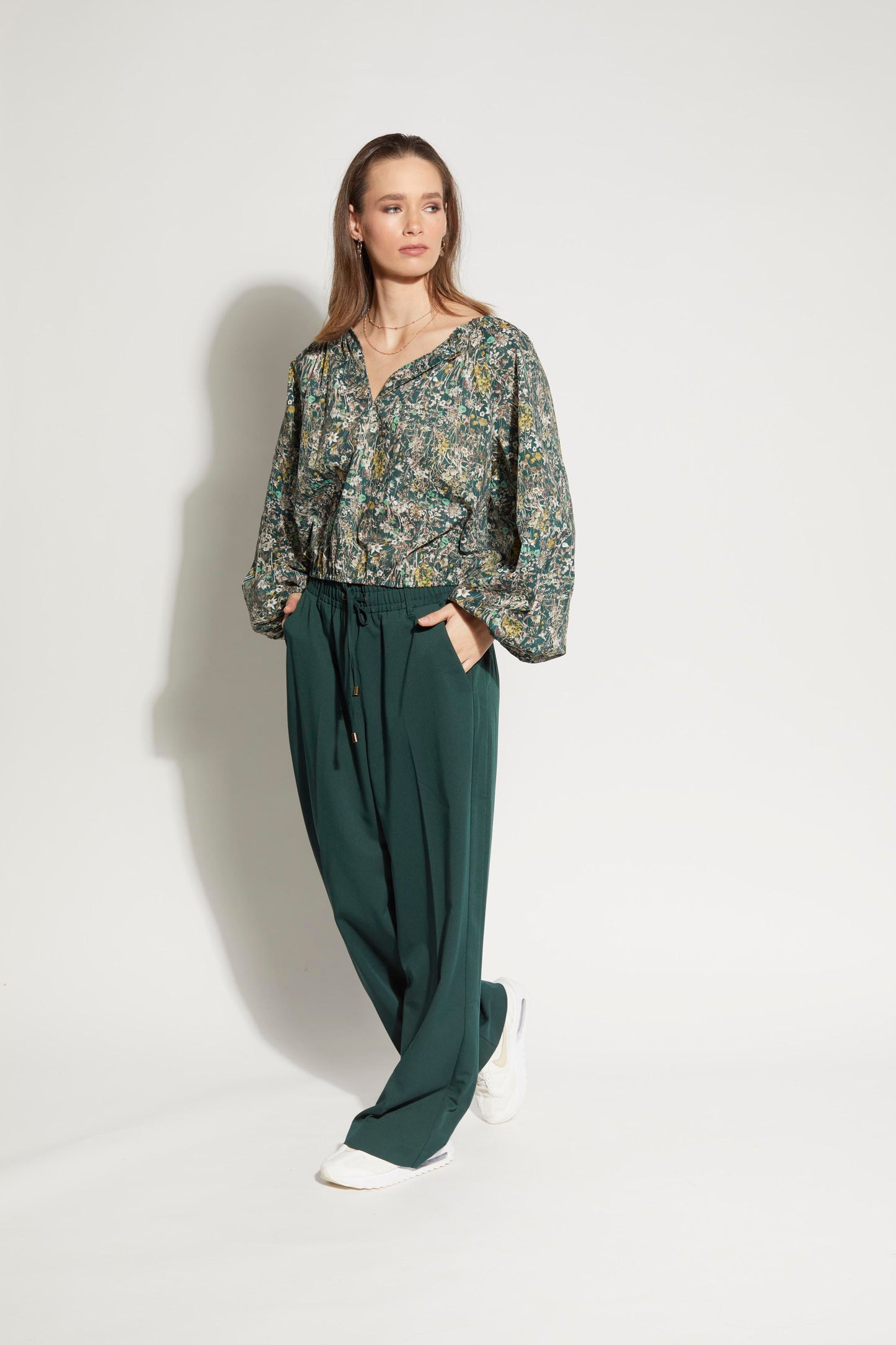4046L - River Pant - Evergreen