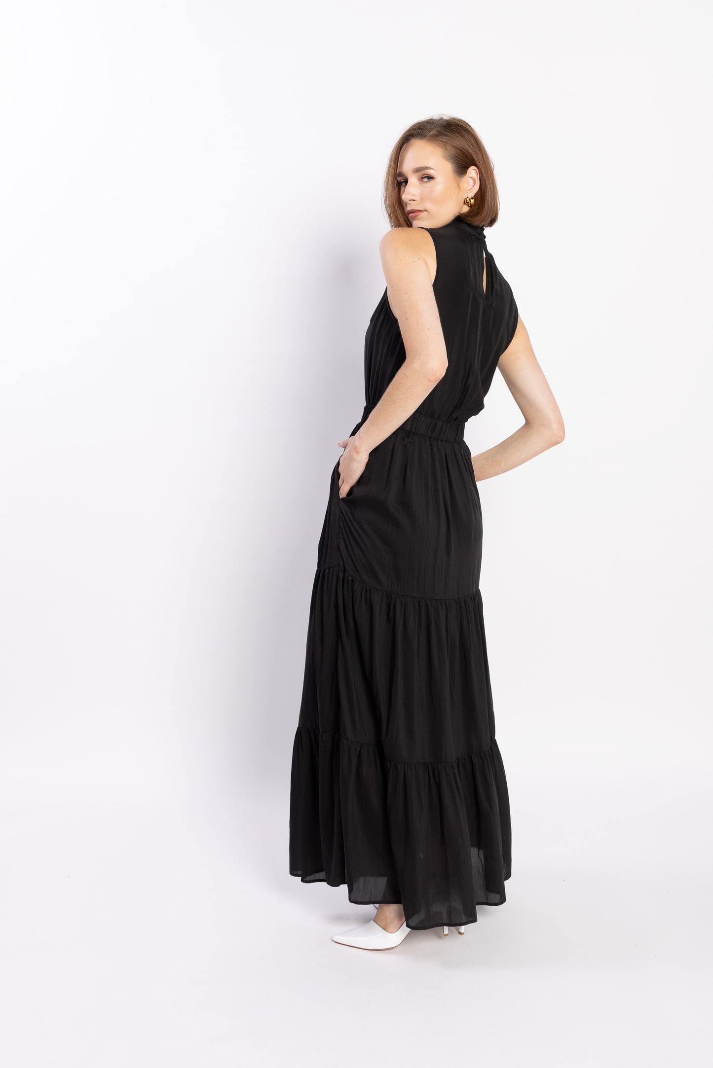 2145L - MELROSE DRESS - BLACK