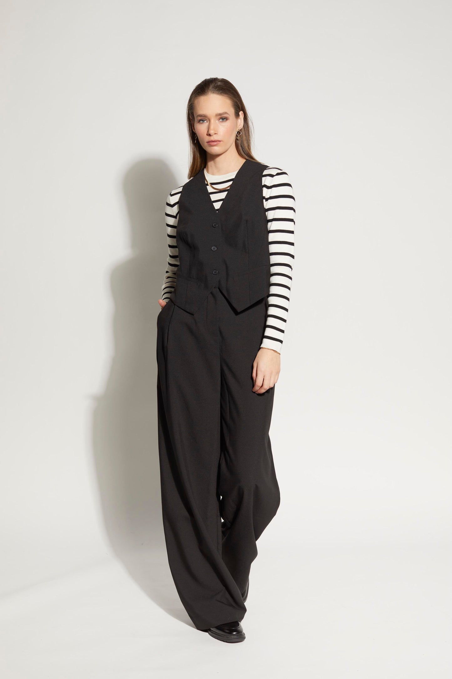 5055L - Cardinal Waistcoat - Black