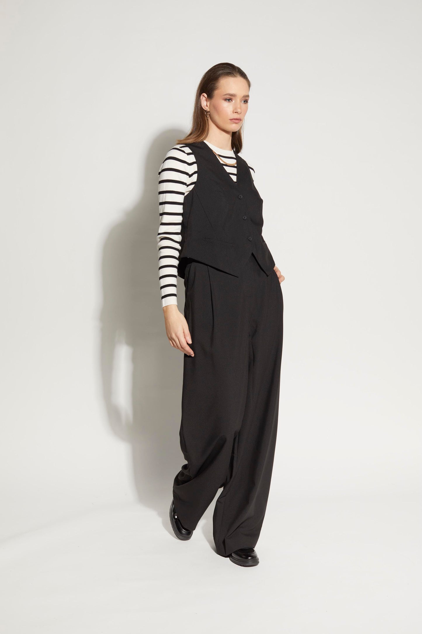 5055L - Cardinal Waistcoat - Black