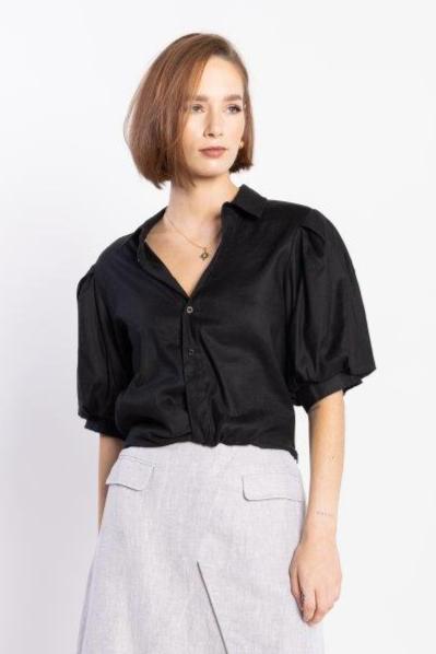 8019L - GROOVE SHIRT - BLACK
