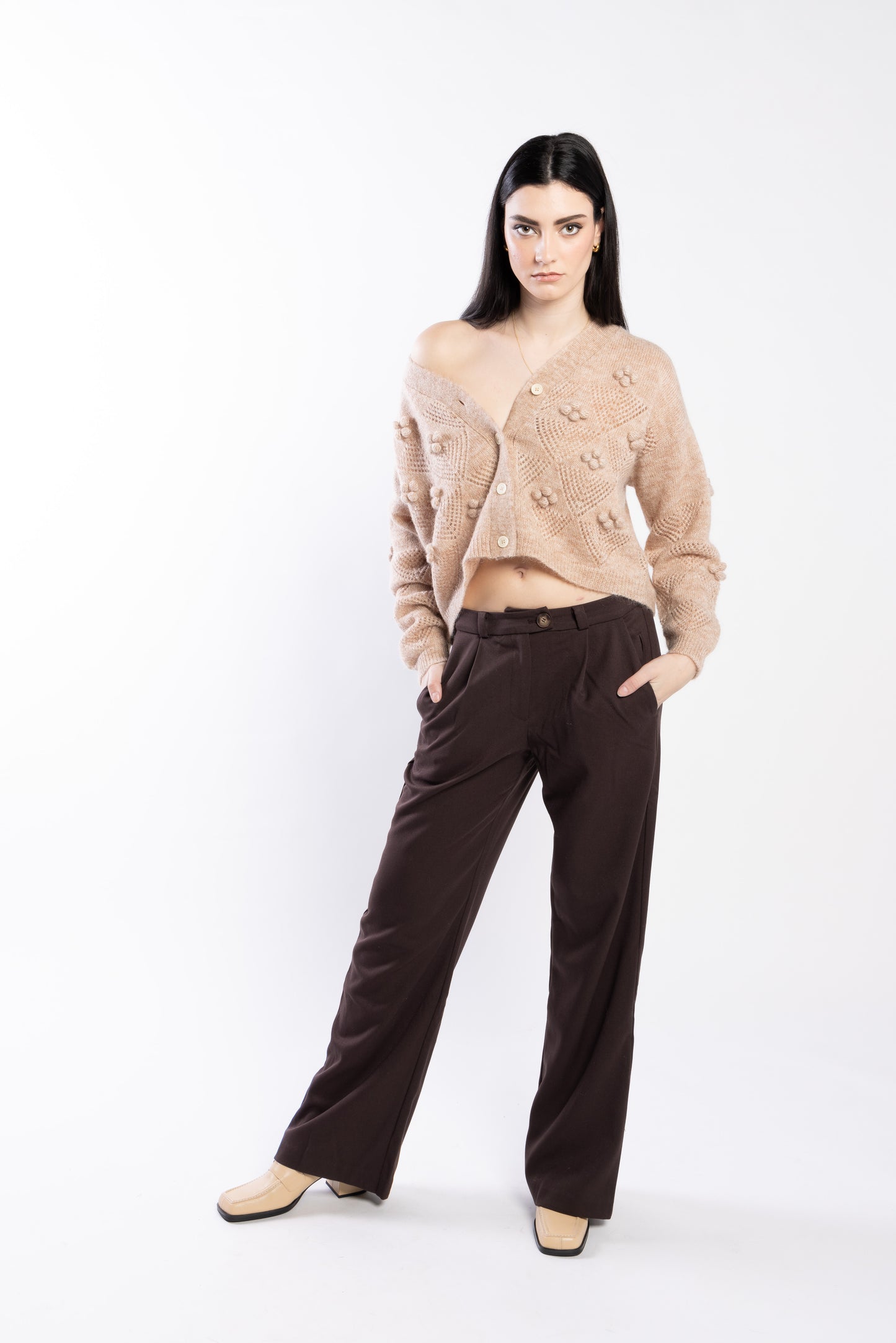 4053L - Bow Pant - Carob