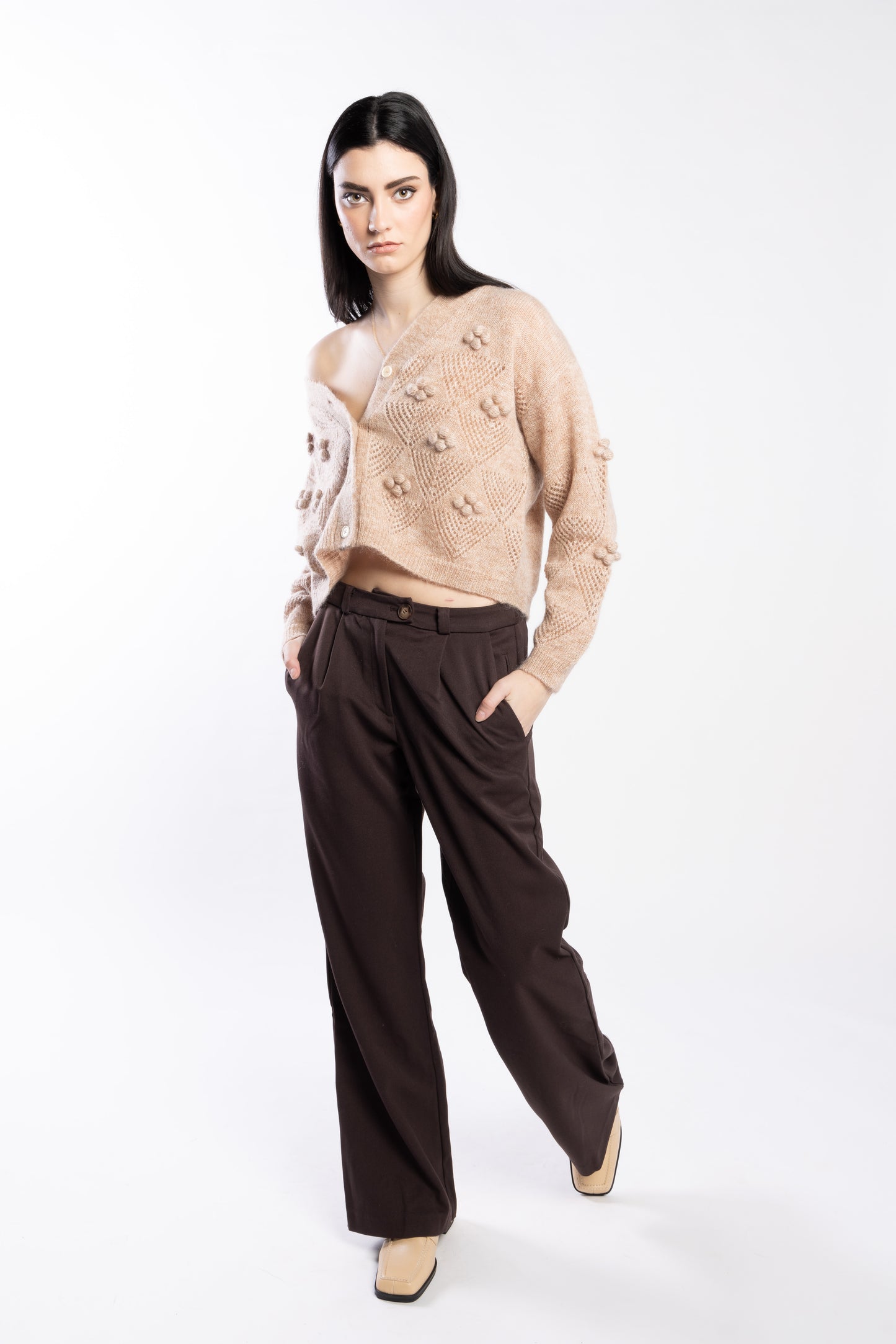 4053L - Bow Pant - Carob