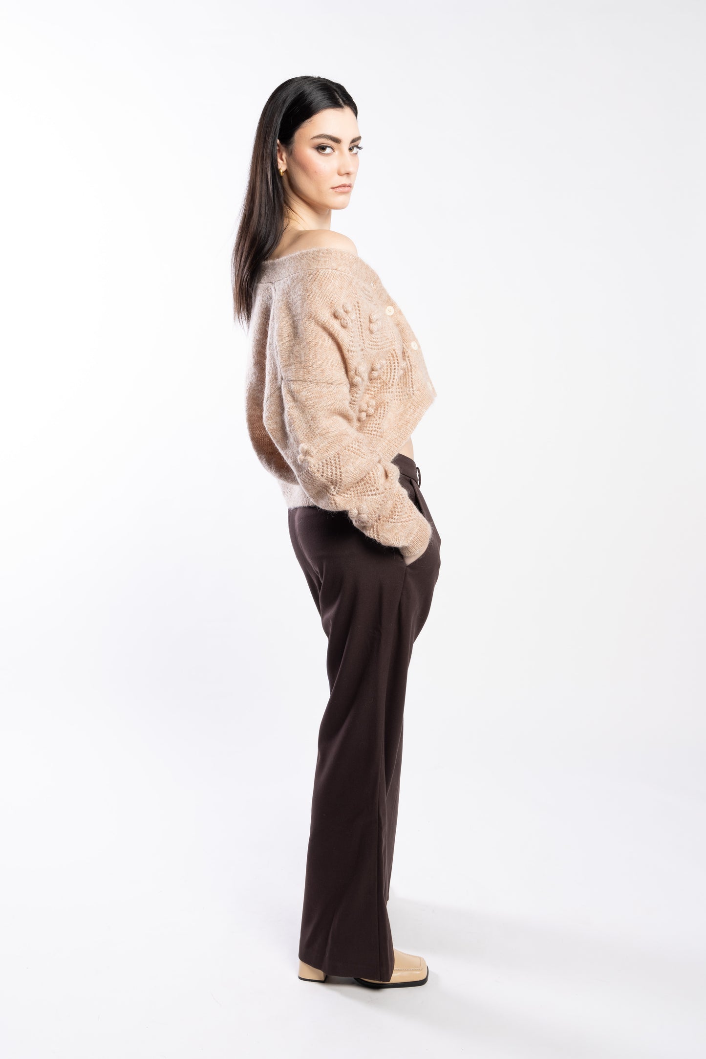 4053L - Bow Pant - Carob