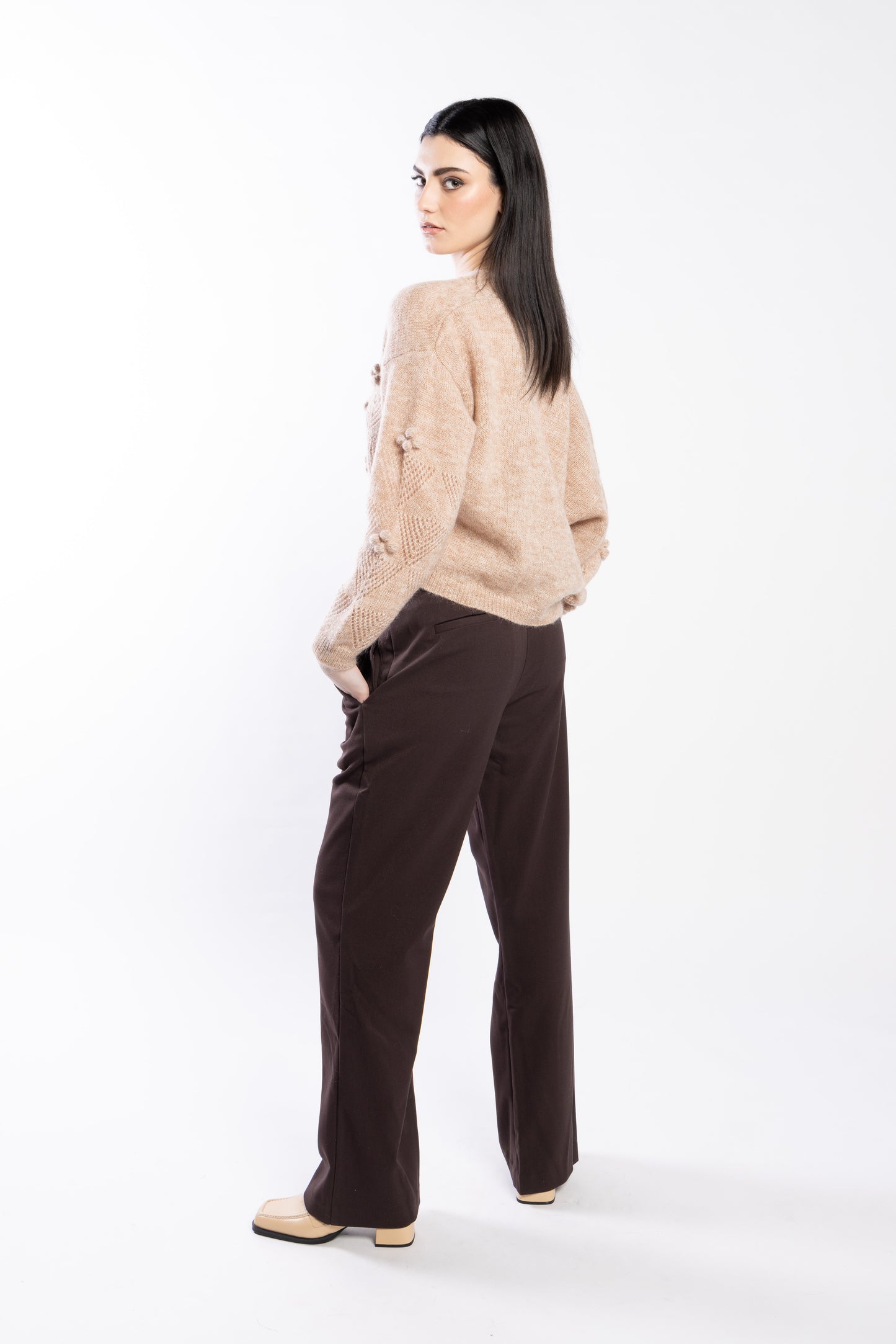 4053L - Bow Pant - Carob
