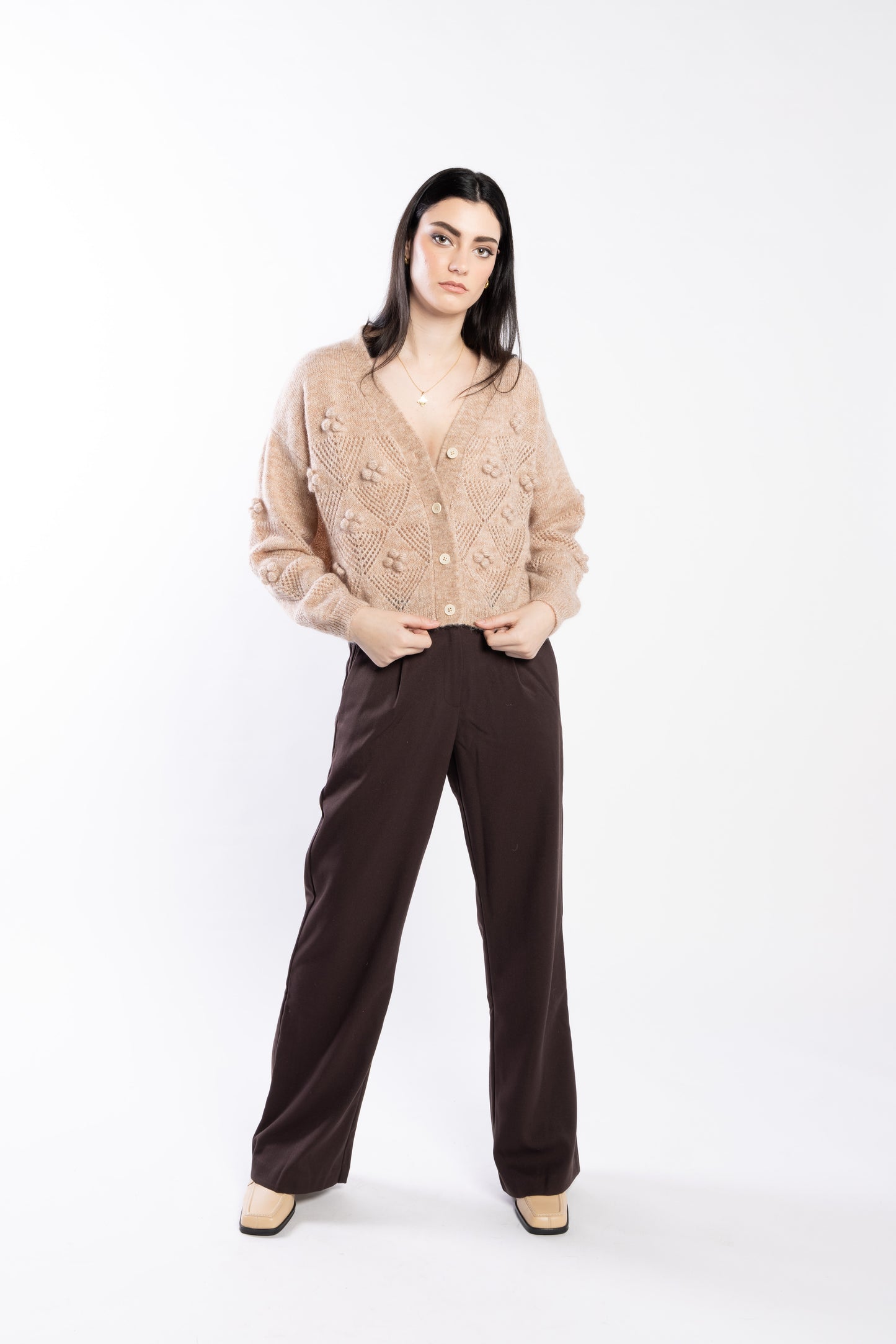 4053L - Bow Pant - Carob