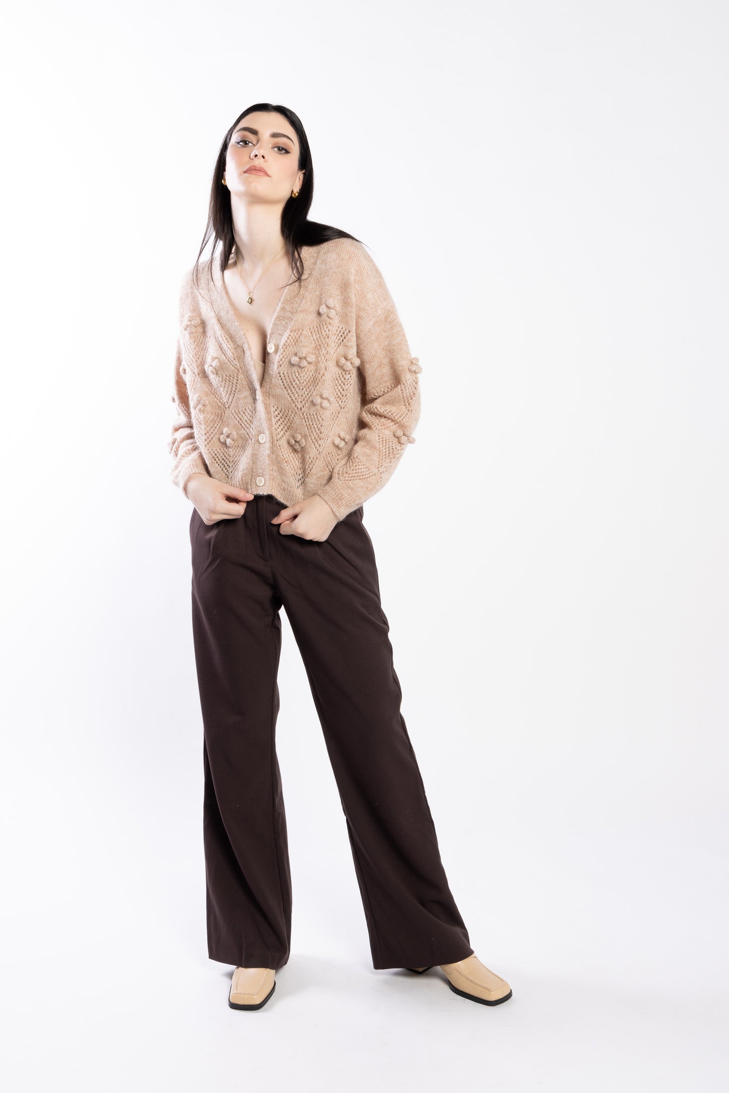 4053L - Bow Pant - Carob