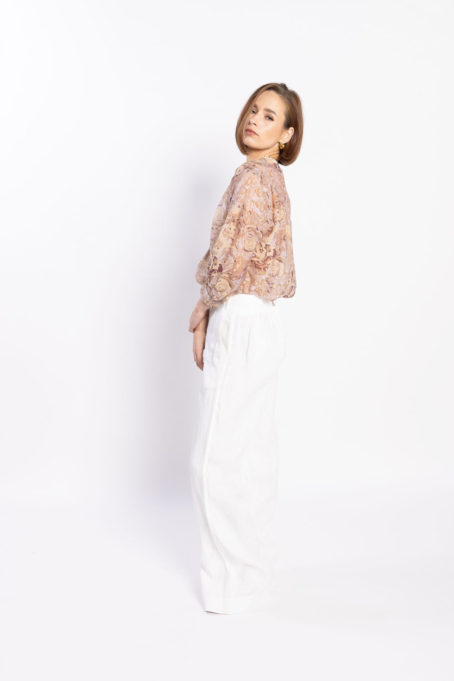 4063L - Saunter Pant - White