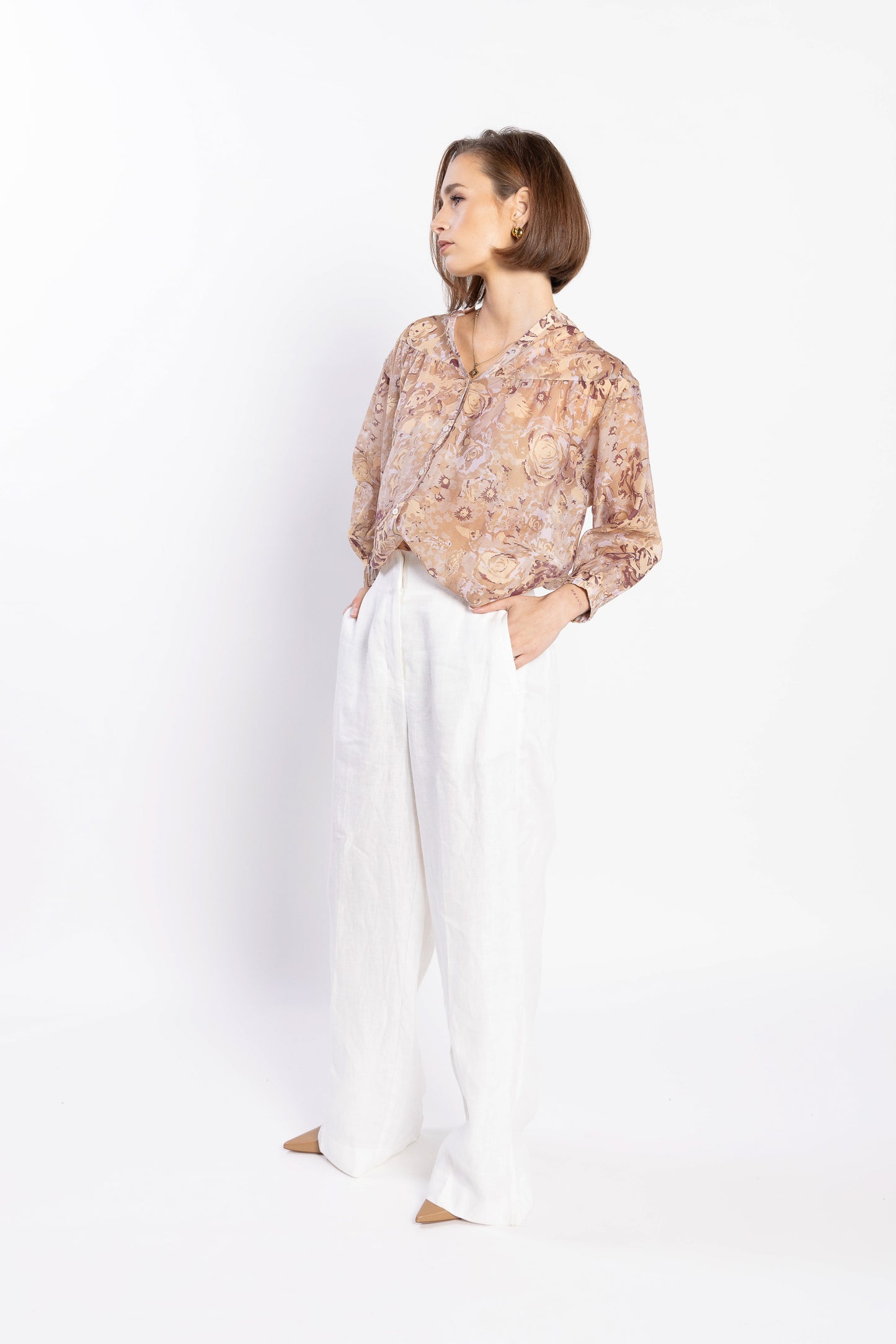 4063L - Saunter Pant - White