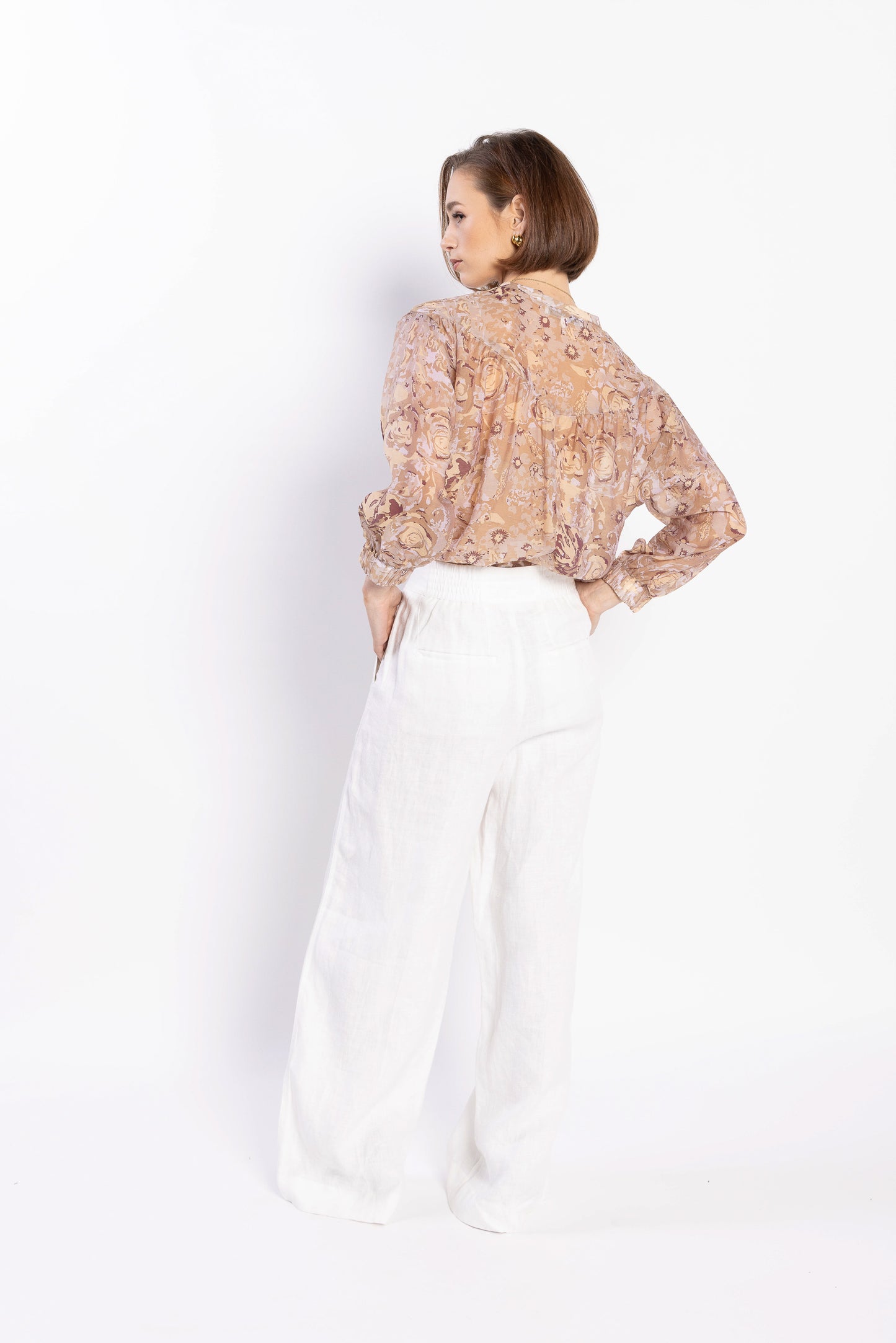 4063L - Saunter Pant - White