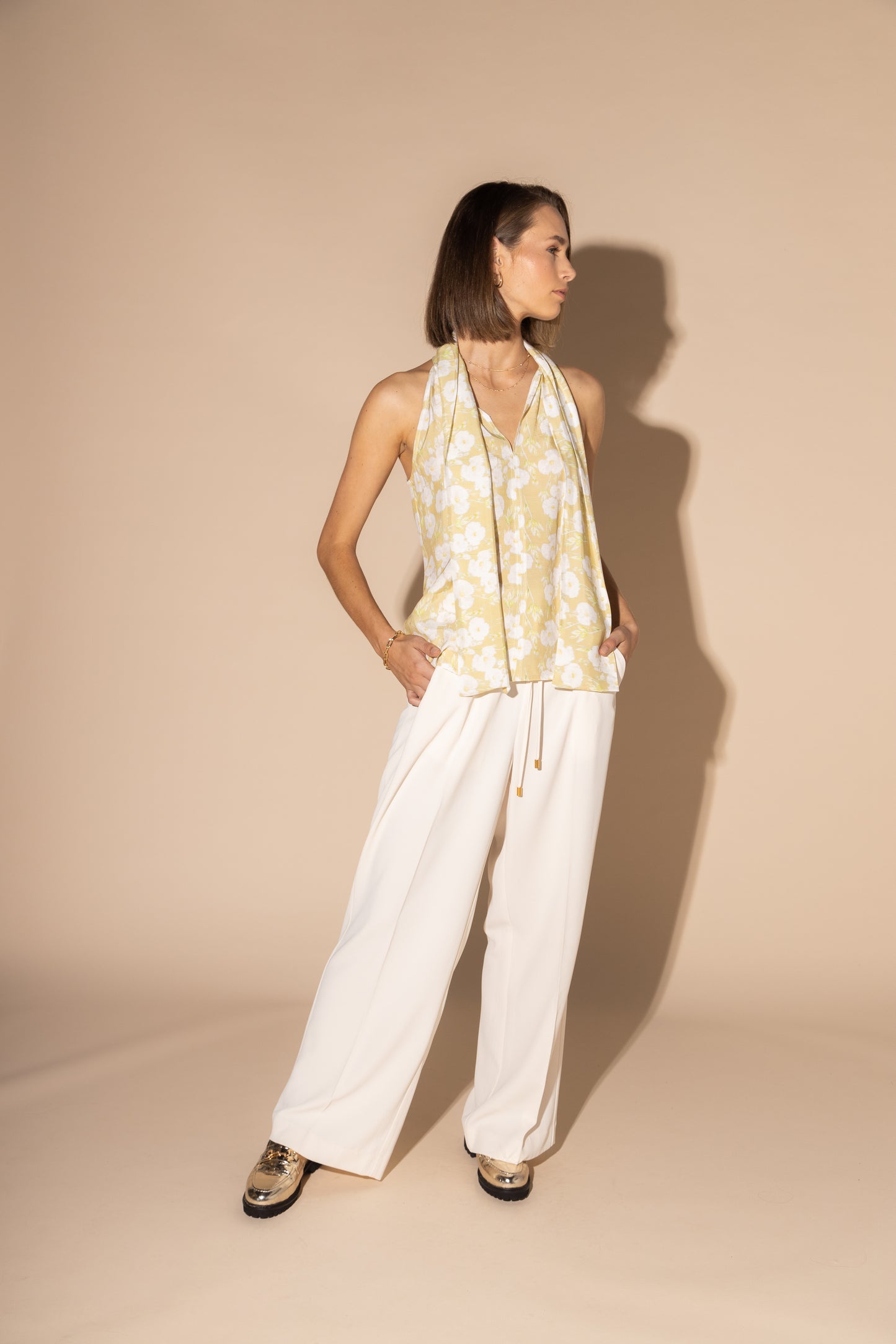 1237L - HOWER BLOUSE - LIMONCELLO