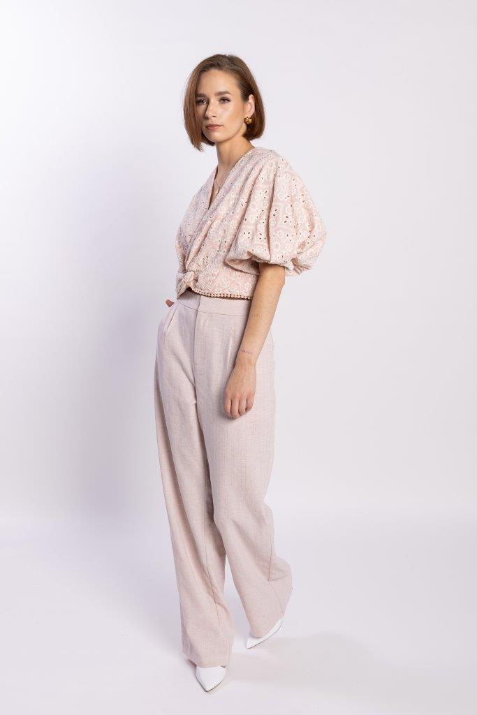 1288L - Tilly Top - Pink Anglaise