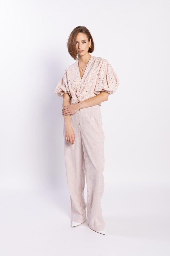 1288L - Tilly Top - Pink Anglaise