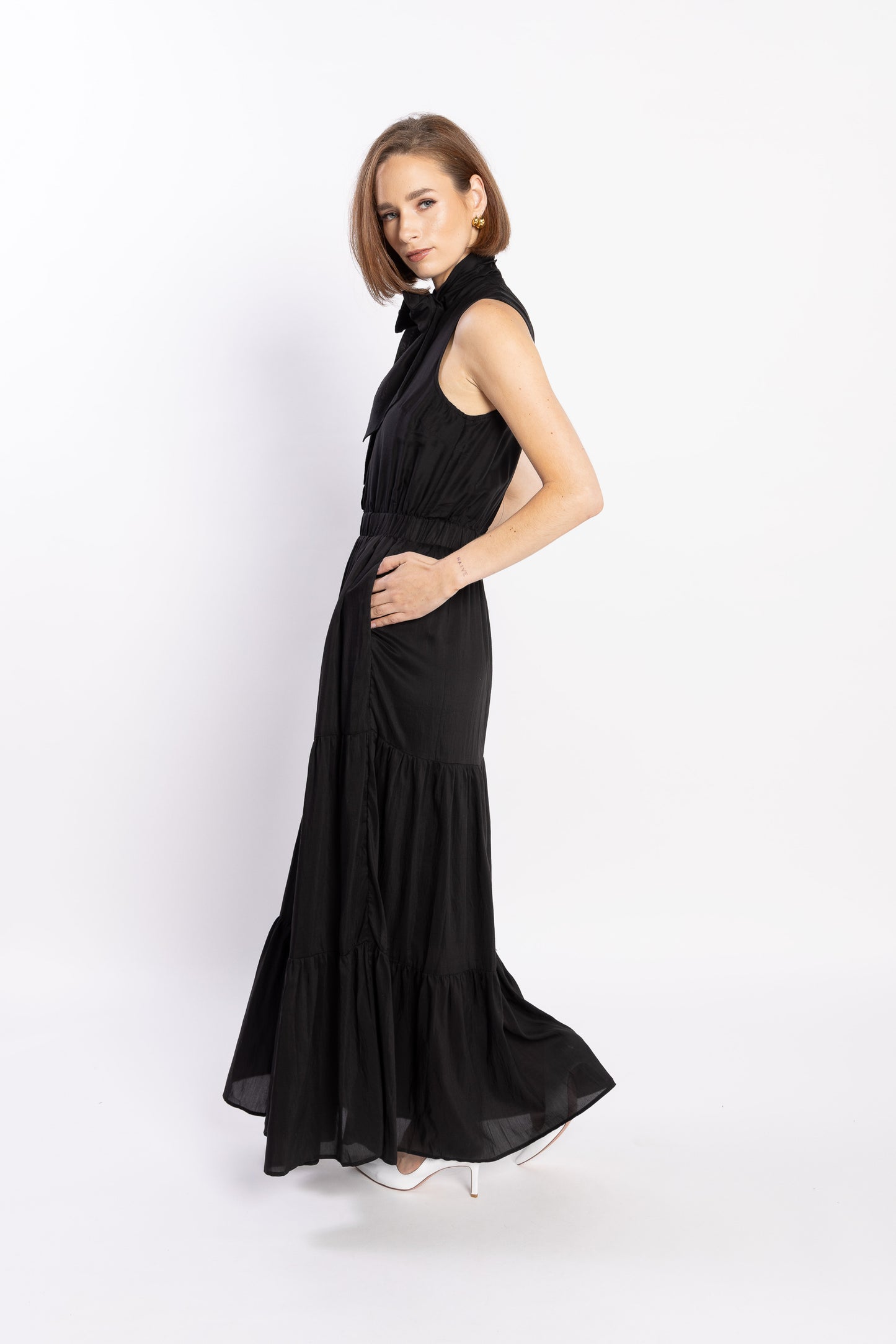 2145L - MELROSE DRESS - BLACK