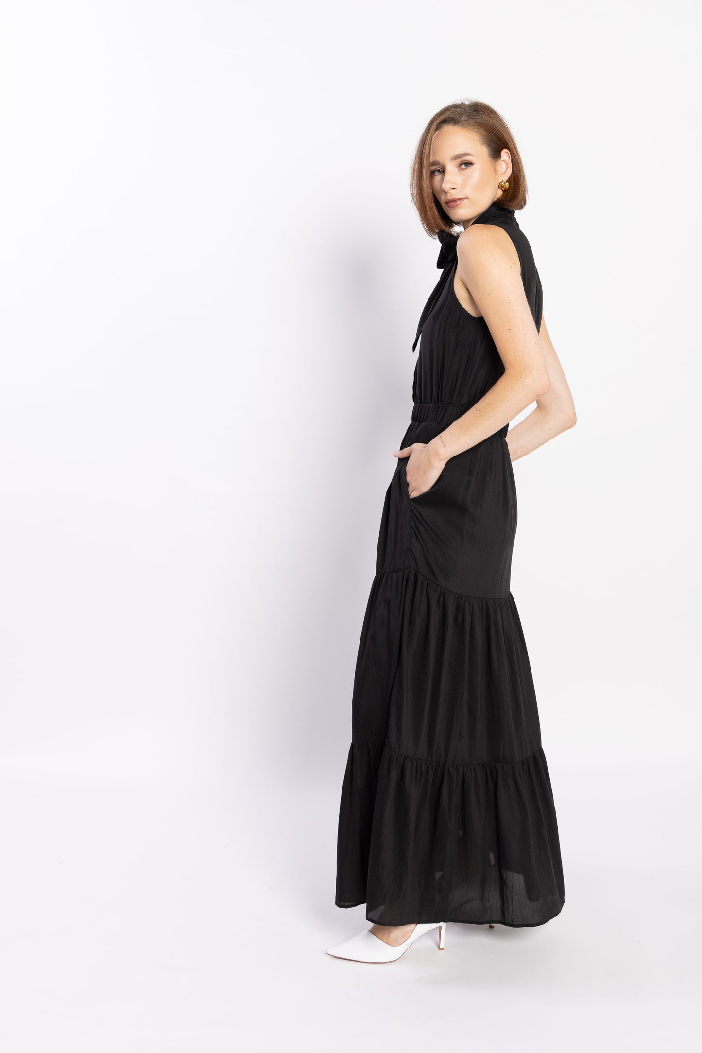 2145L - MELROSE DRESS - BLACK