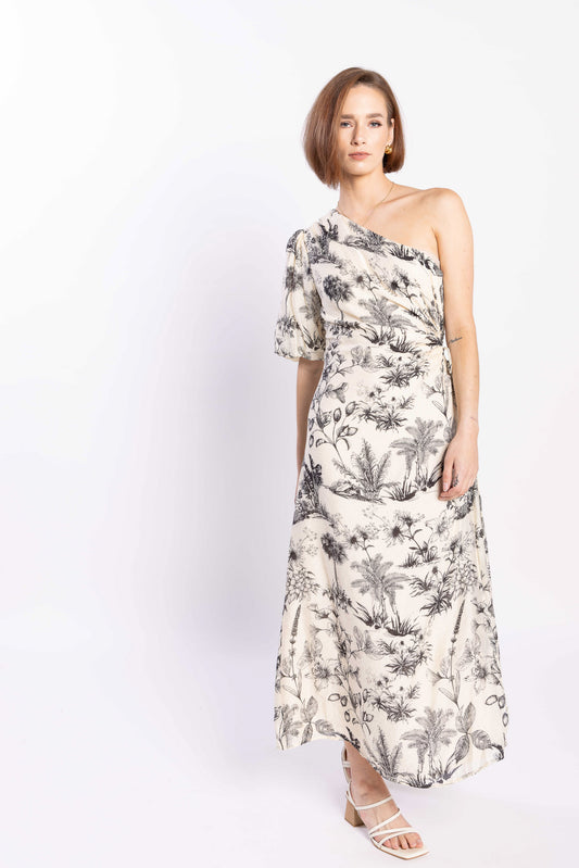 2191L - Dione Dress - Tahiti Print