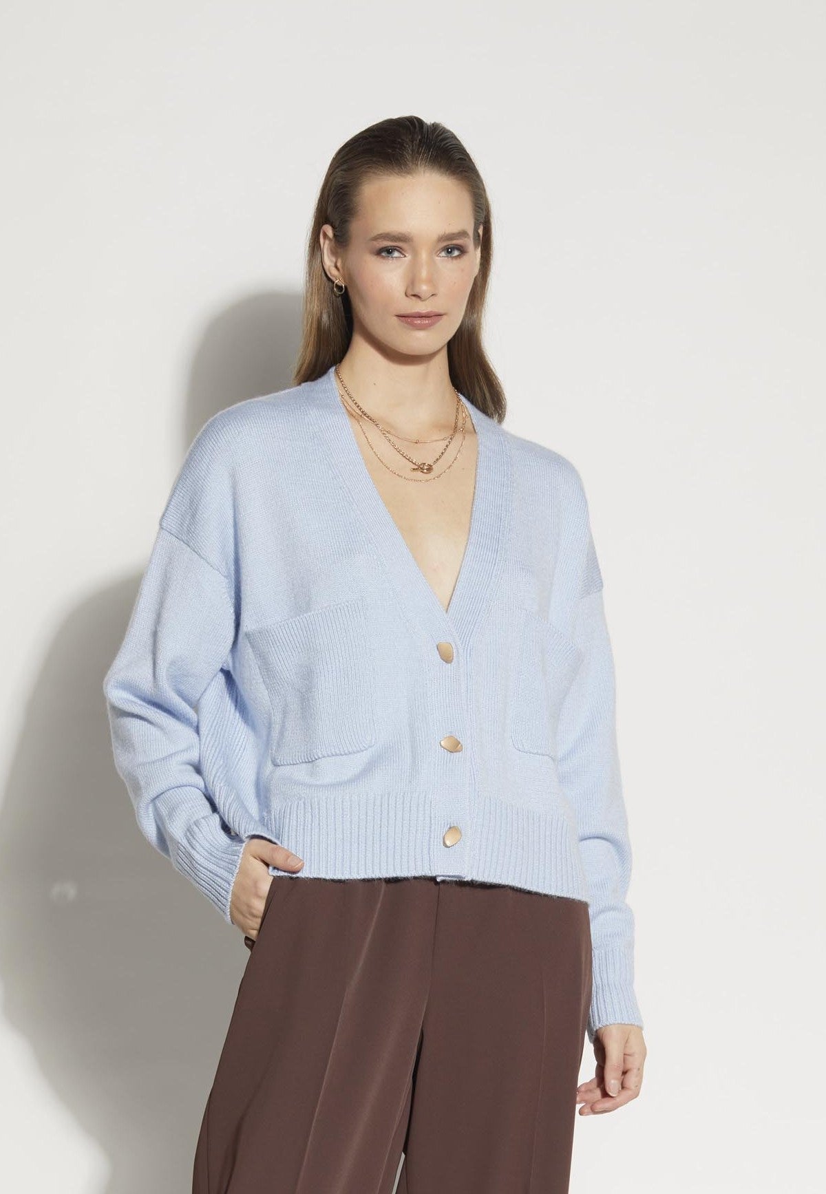 3064L - Vespa Cardi - Baby Blue