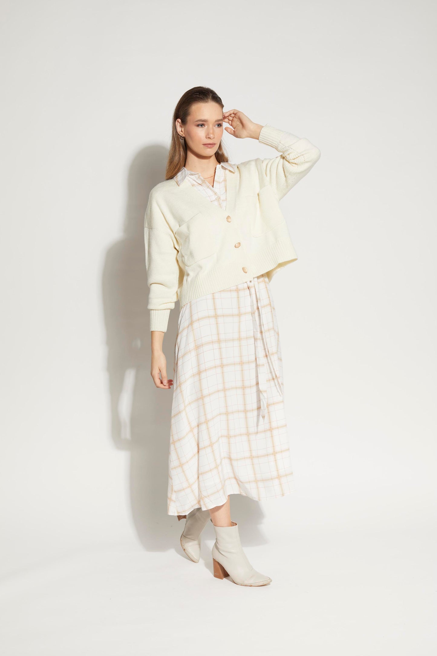 3064L - Vespa Cardi - Winter White