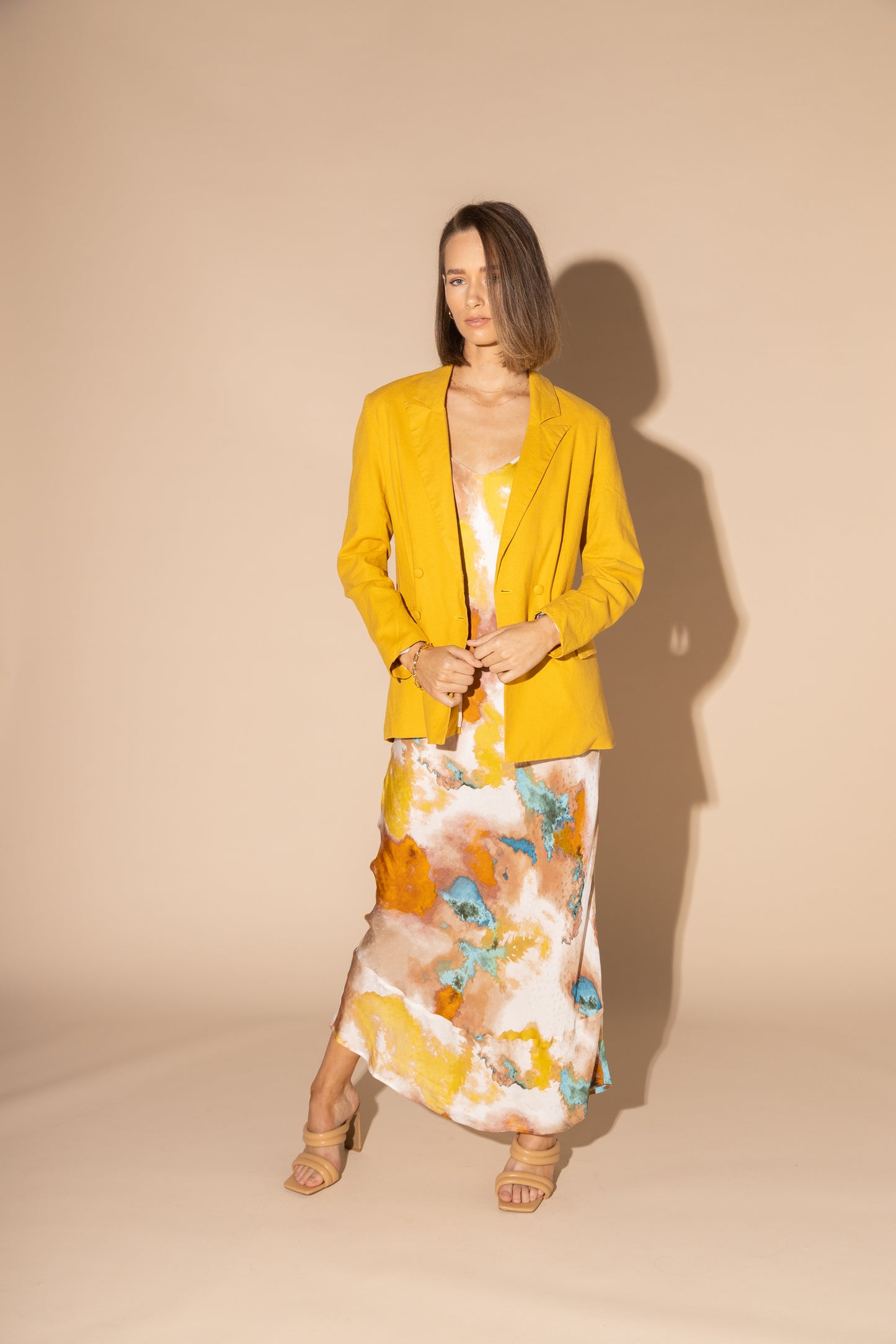 5047L - EMPIRE BLAZER - MUSTARD