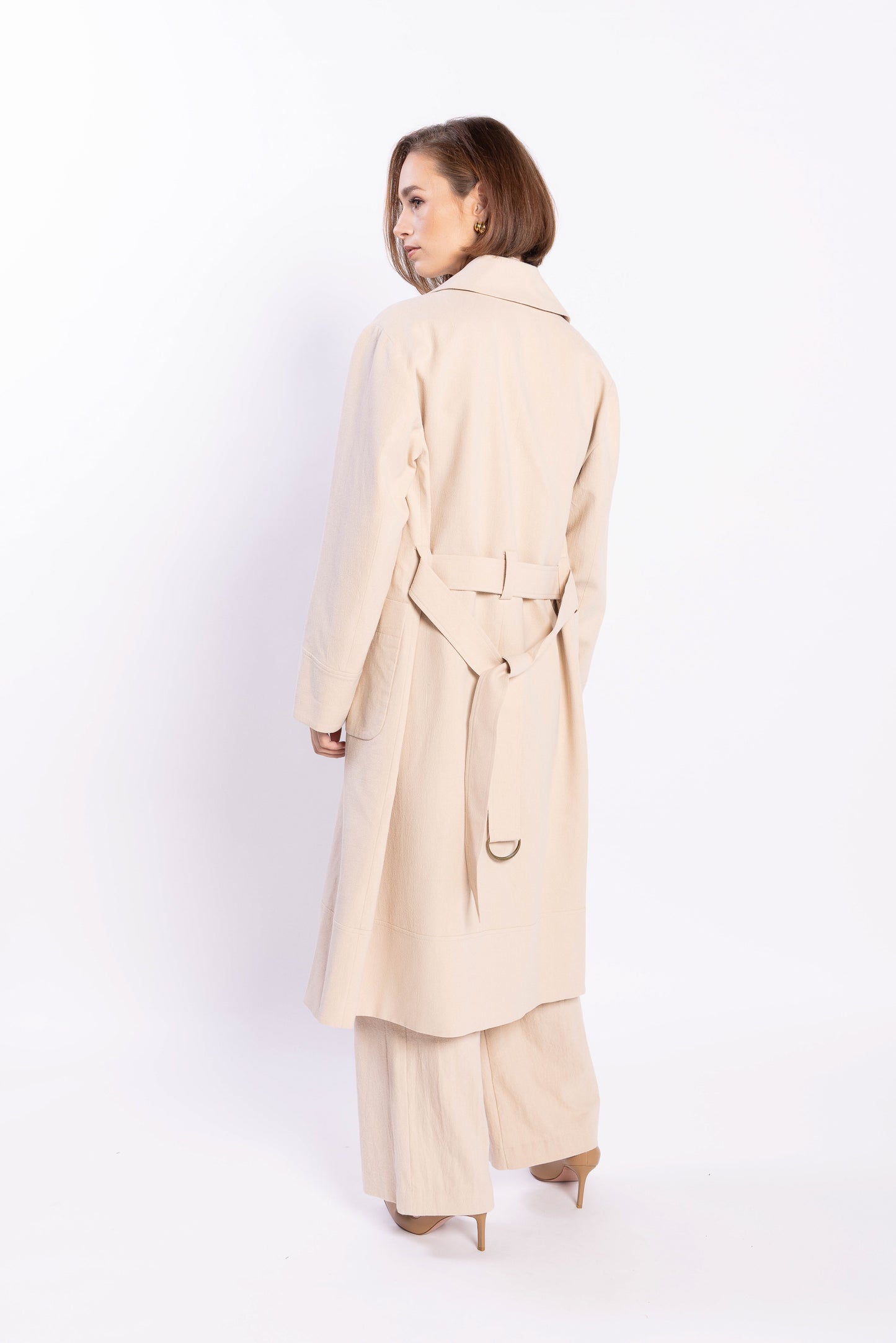 5049L - RIDGE TRENCH COAT - TAUPE