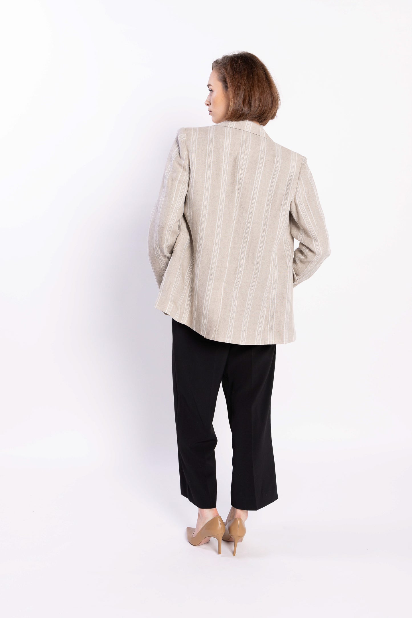 5051L - LIVING BLAZER - NATURAL STRIPE