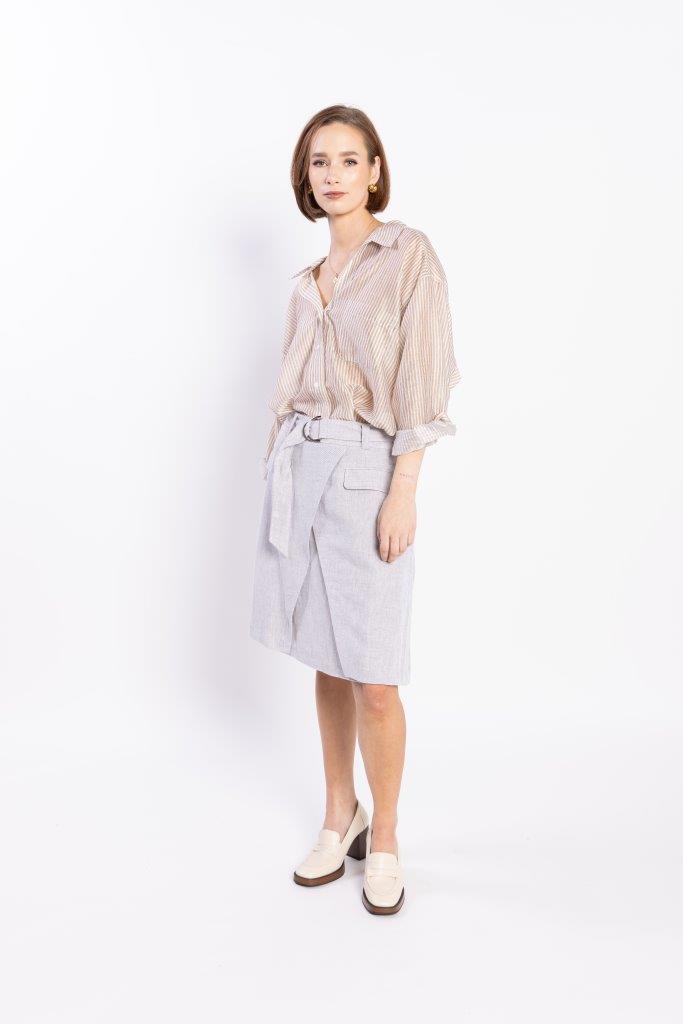 8035L - Sundown Shirt - Natural Stripe