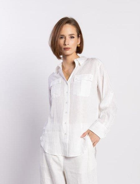 8041L - Doubles Shirt - White