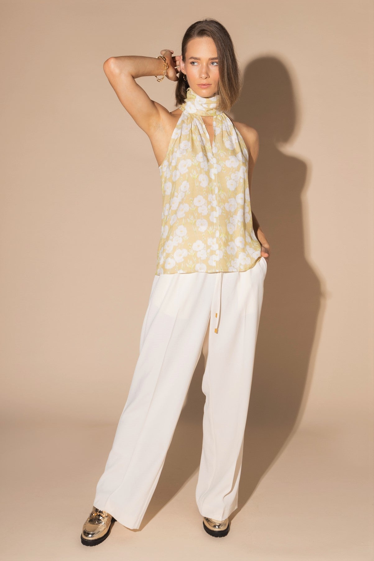 1237L - HOWER BLOUSE - LIMONCELLO