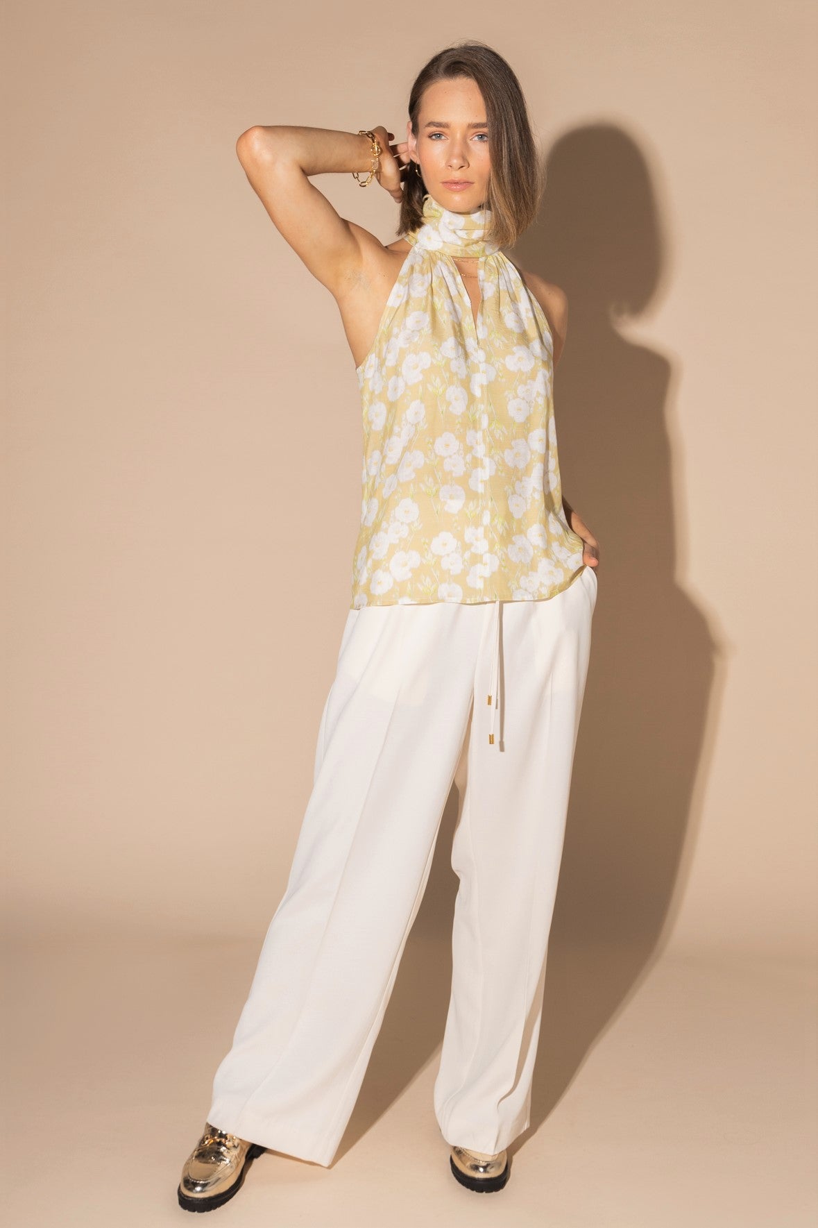 1237L - HOWER BLOUSE - LIMONCELLO