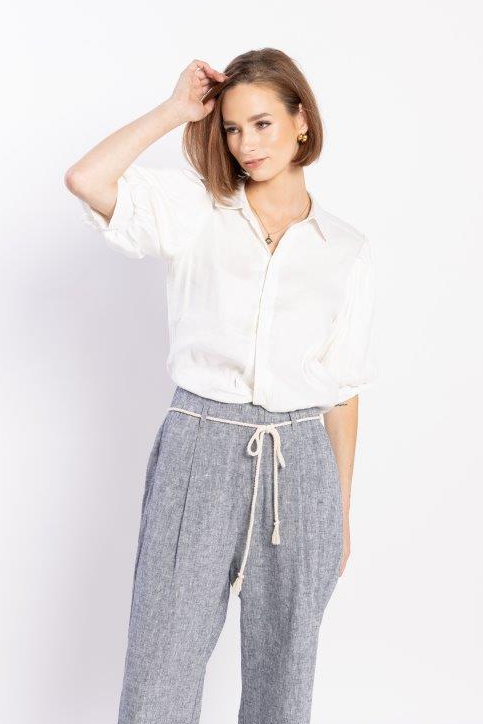 8019L - GROOVE SHIRT - IVORY